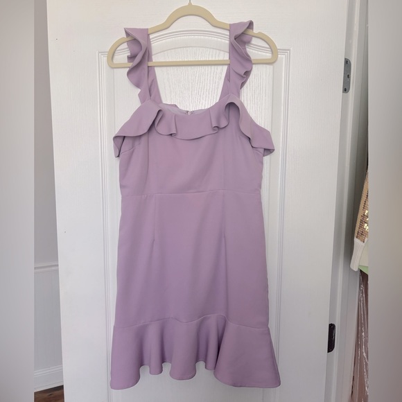 Lavender Ruffle Dress - Picture 1 of 2